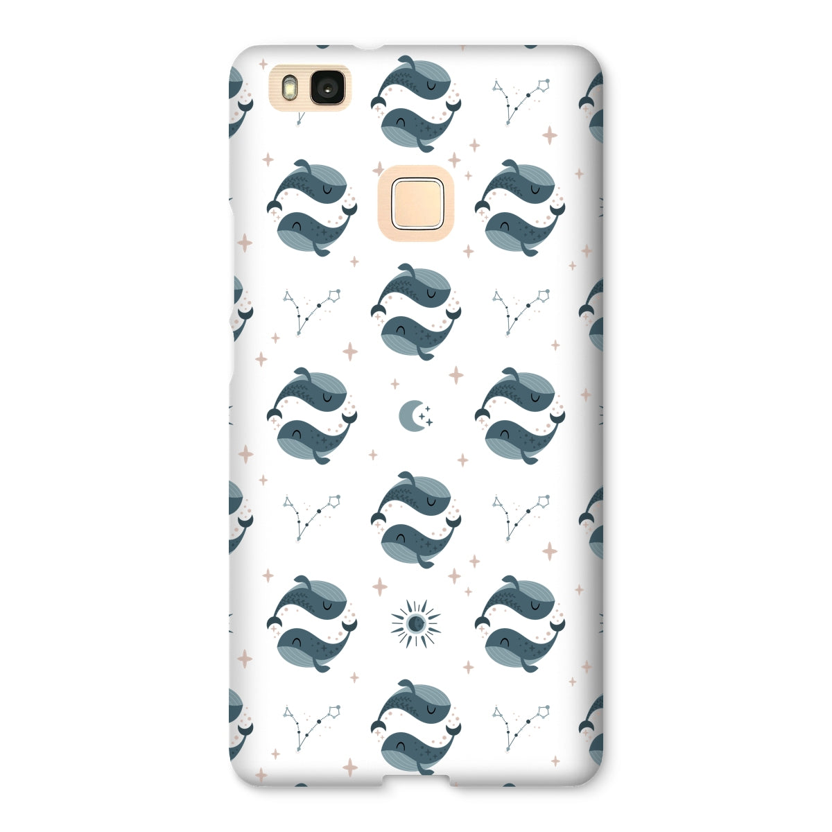 Pisces Pattern Snap Phone Case