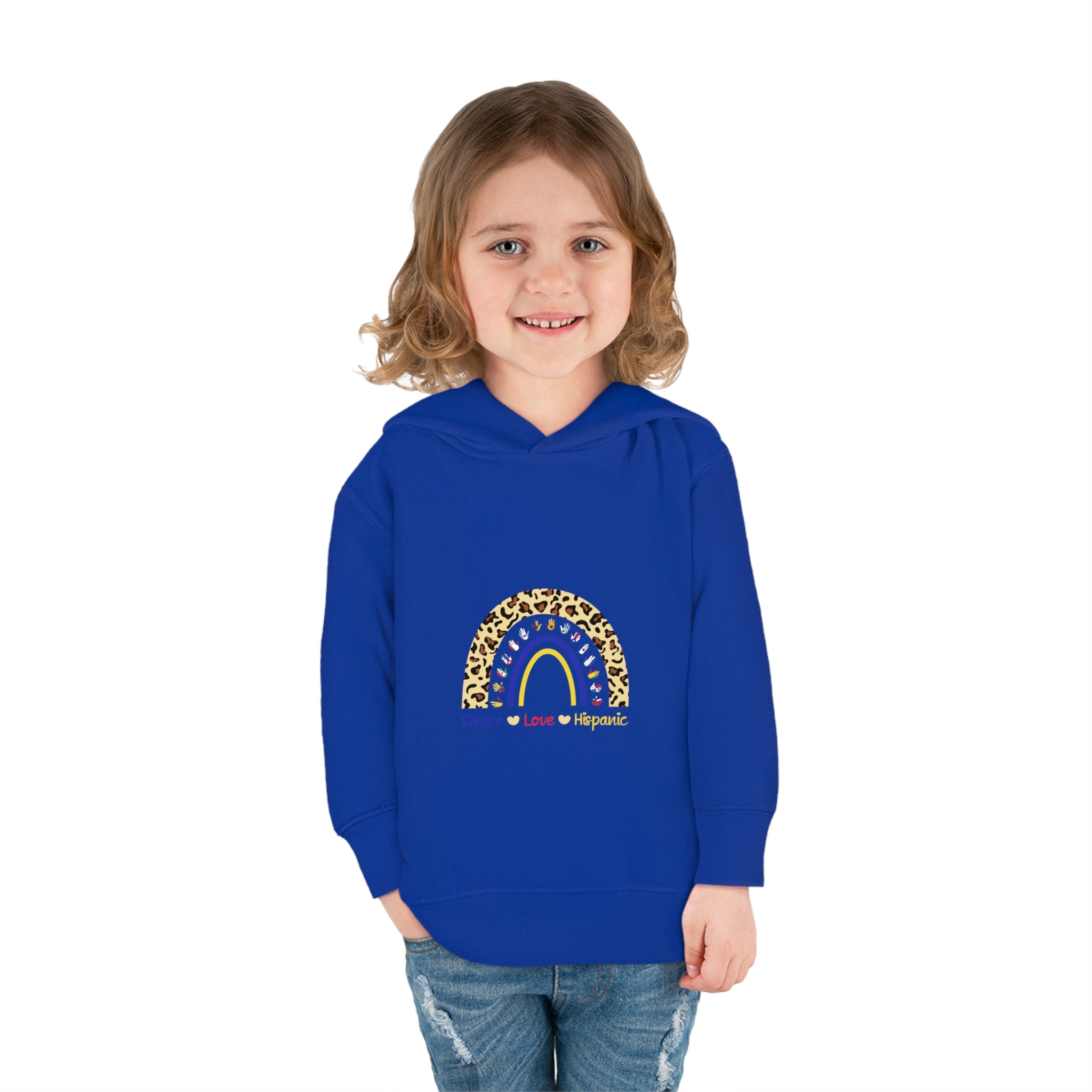 Leopard Rainbow - Hispanic Heritage Month Toddler Hoodie