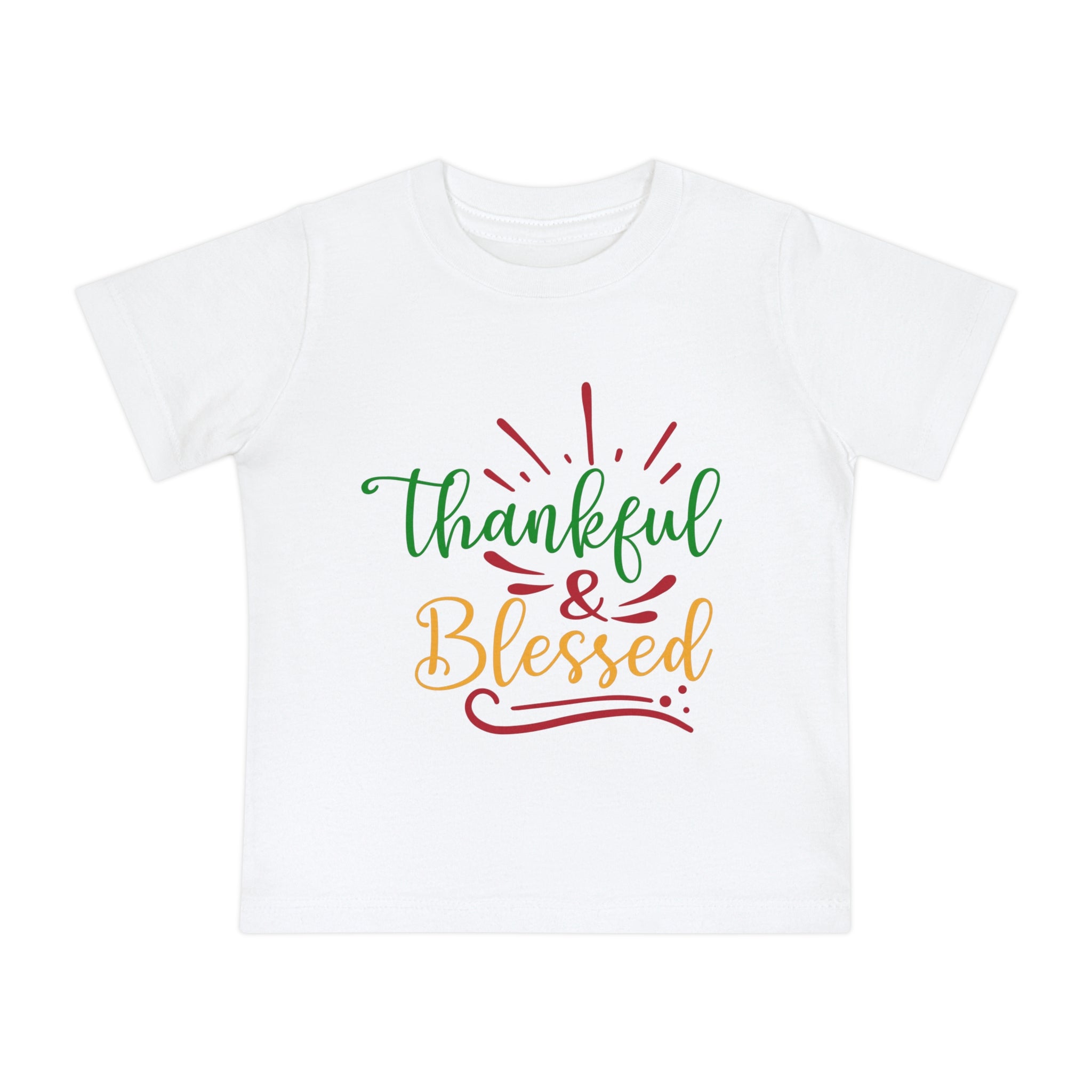 Thankful & Blessed Baby Short Sleeve T-Shirt