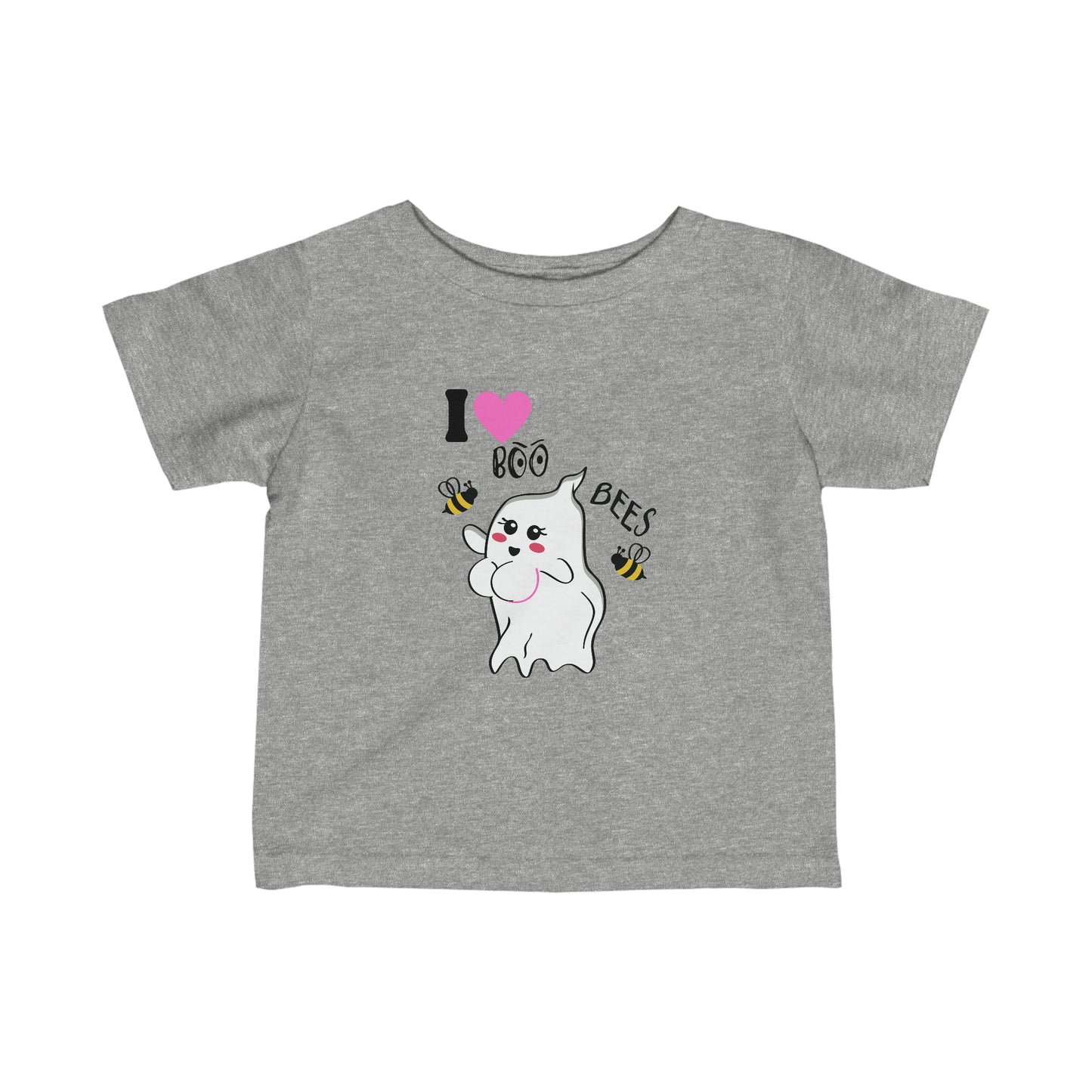 I Love Boo Bee's Breast Cancer Halloween T-shirt