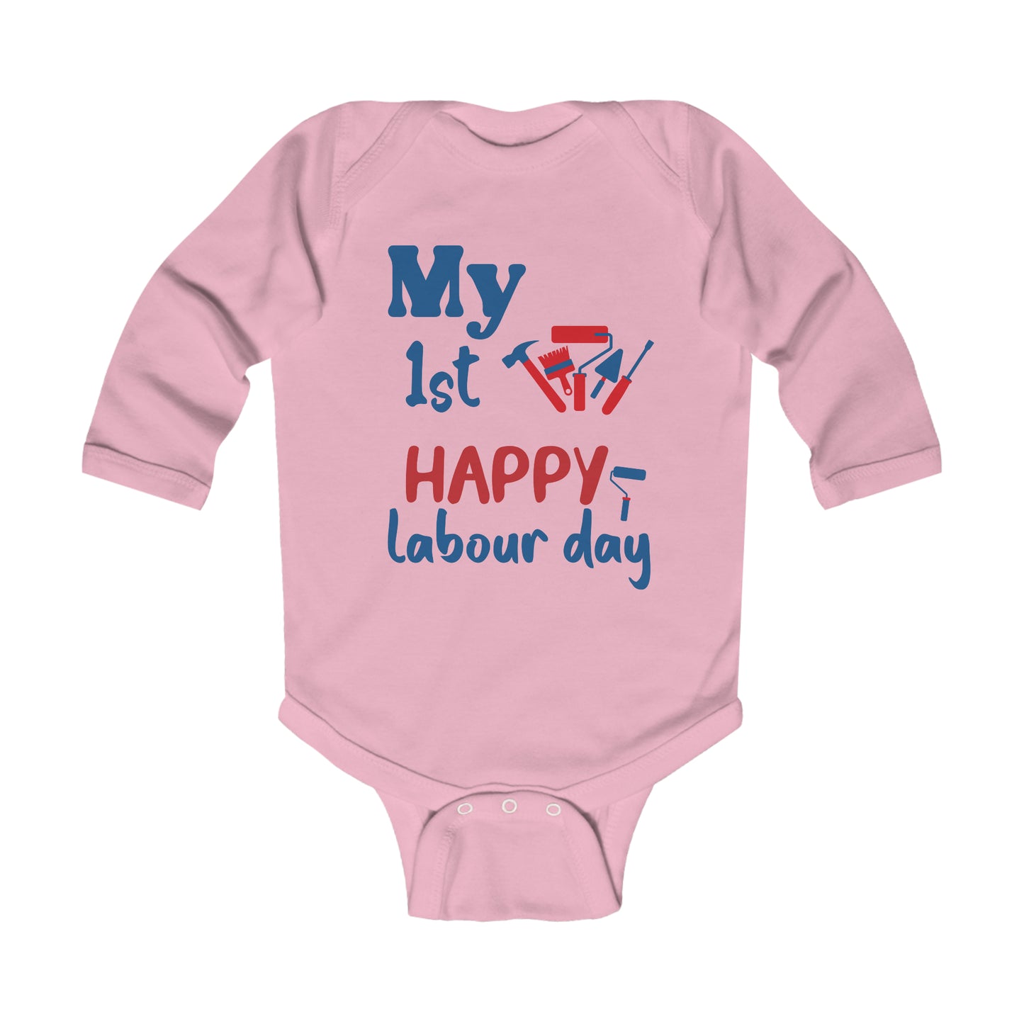 1st Labour Day Infant Long Sleeve Bodysuit