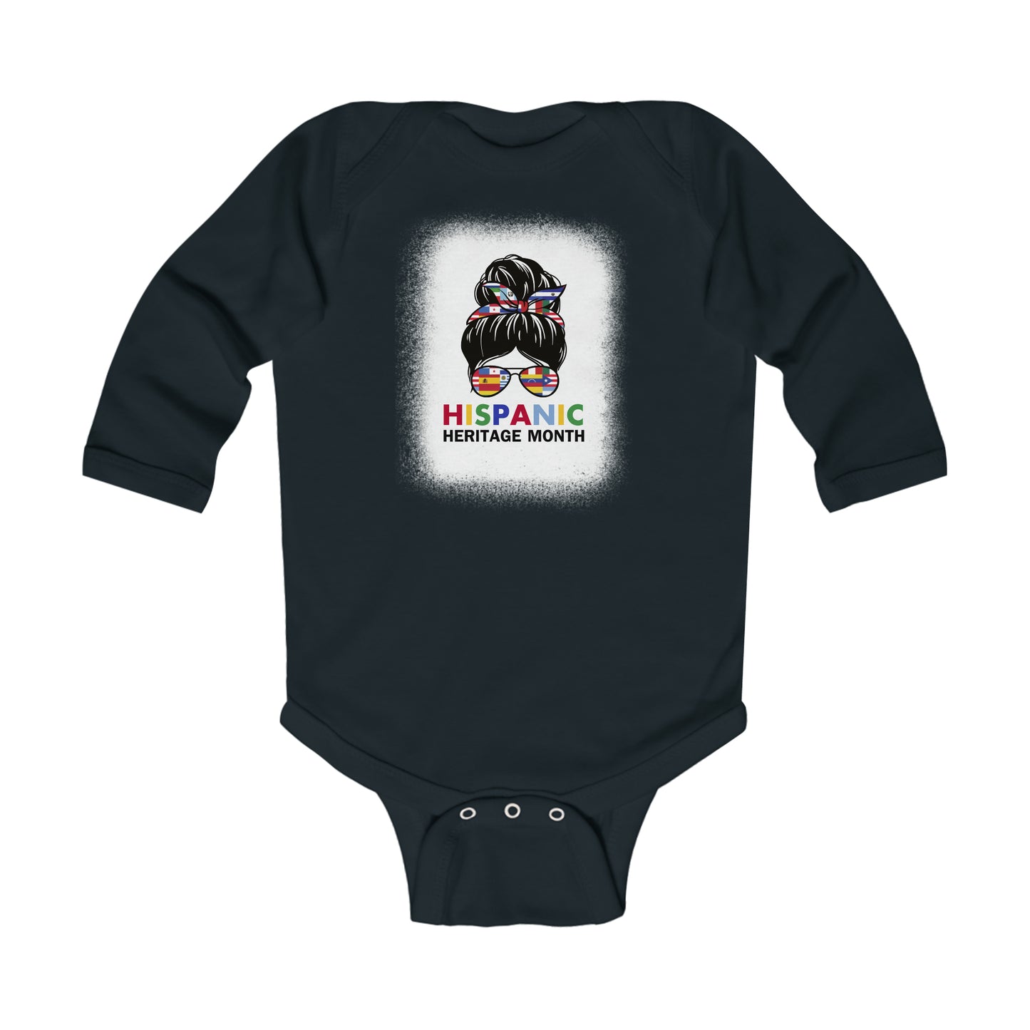 Hispanic Heritage Month Infant Long Sleeve Bodysuit