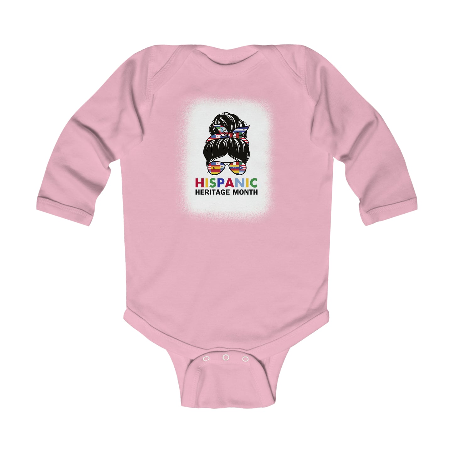 Hispanic Heritage Month Infant Long Sleeve Bodysuit