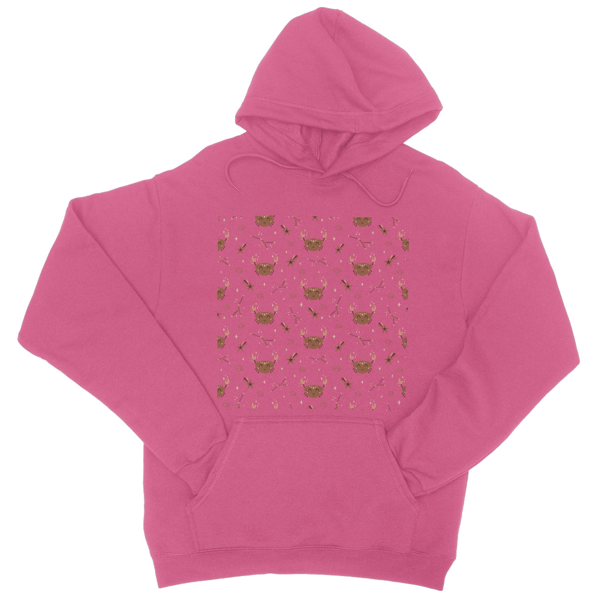 Cancer Pattern College Hoodie