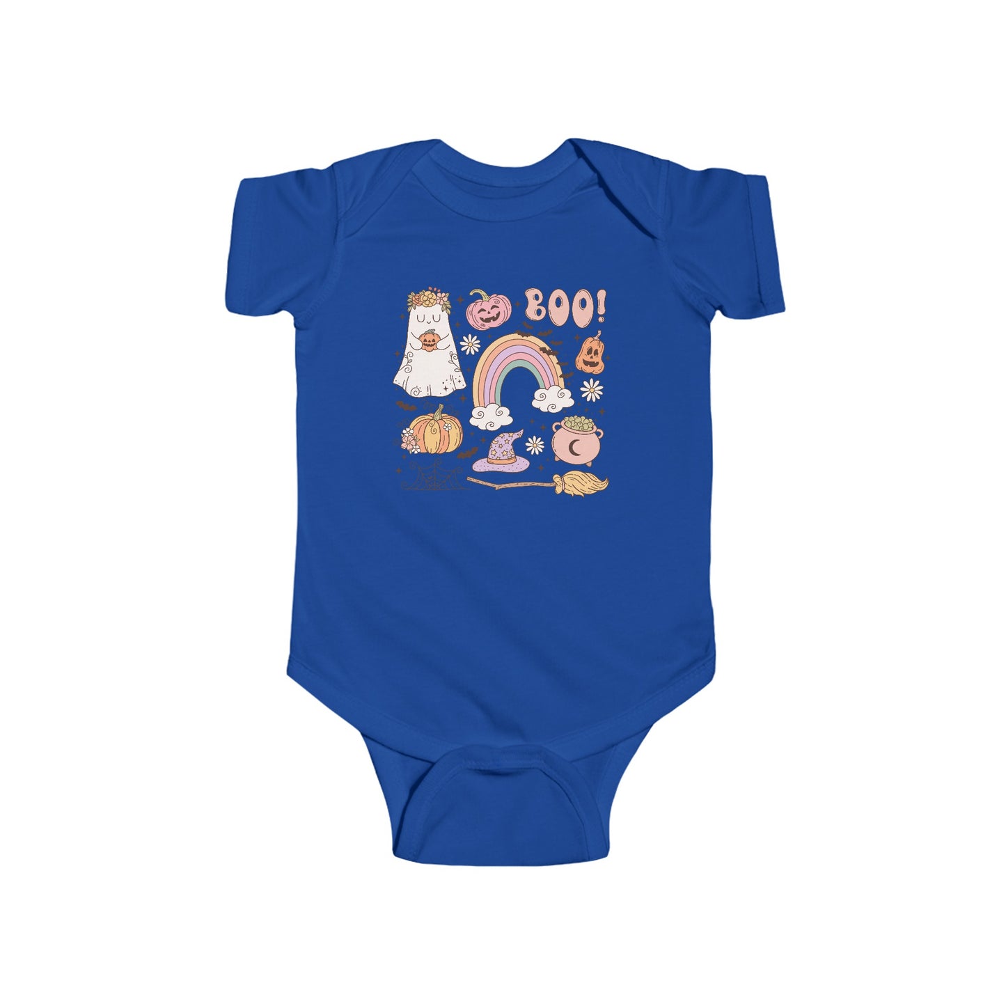 Boo Halloween Infant Fine Jersey Bodysuit