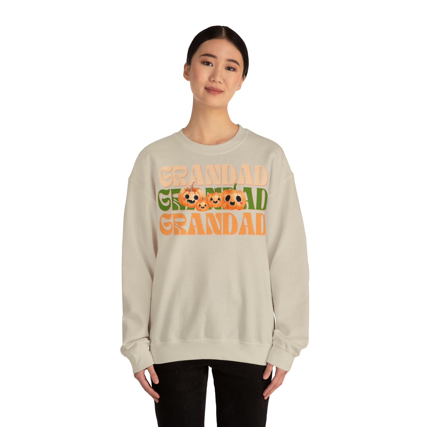 Grandad Pumpkin Unisex Heavy Blend™ Crewneck Sweatshirt