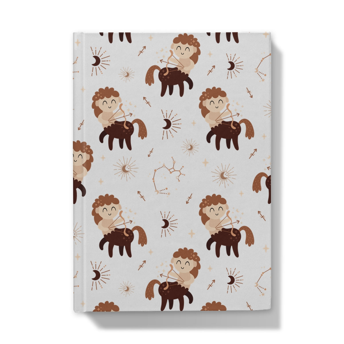 Sagittarius Pattern Hardback Journal