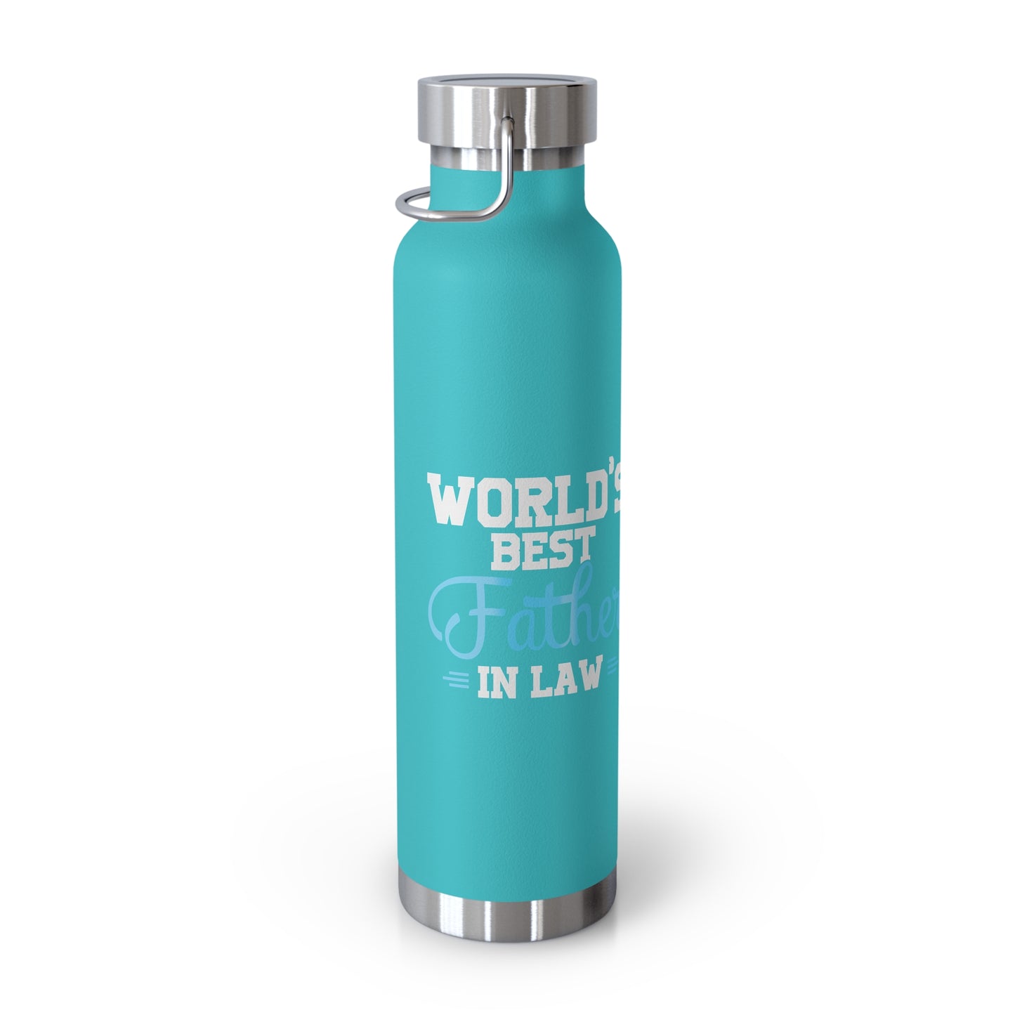 World's Best Father-In-Law Copper Vacuum Insulated Bottle, 22oz