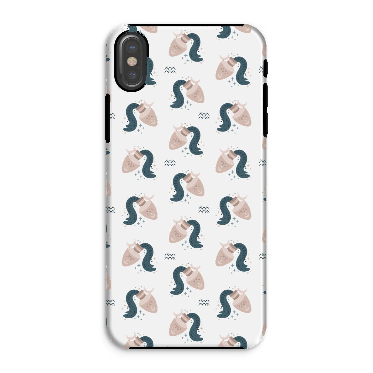 Aquarius Pattern Tough Phone Case