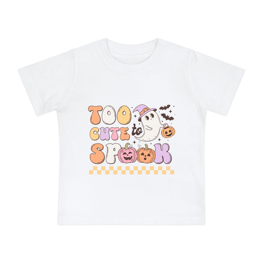 Too Cute To Spook Baby Short Sleeve T-Shirt