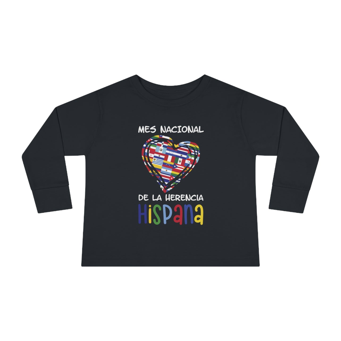 Hispanic Heritage Month Toddler Long Sleeve Tee