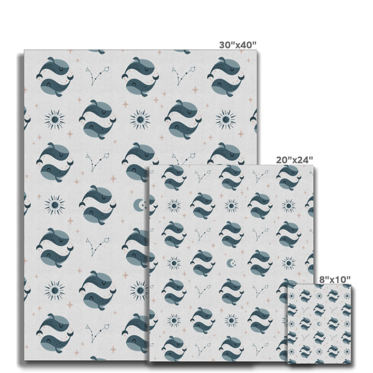 Pisces Pattern Canvas