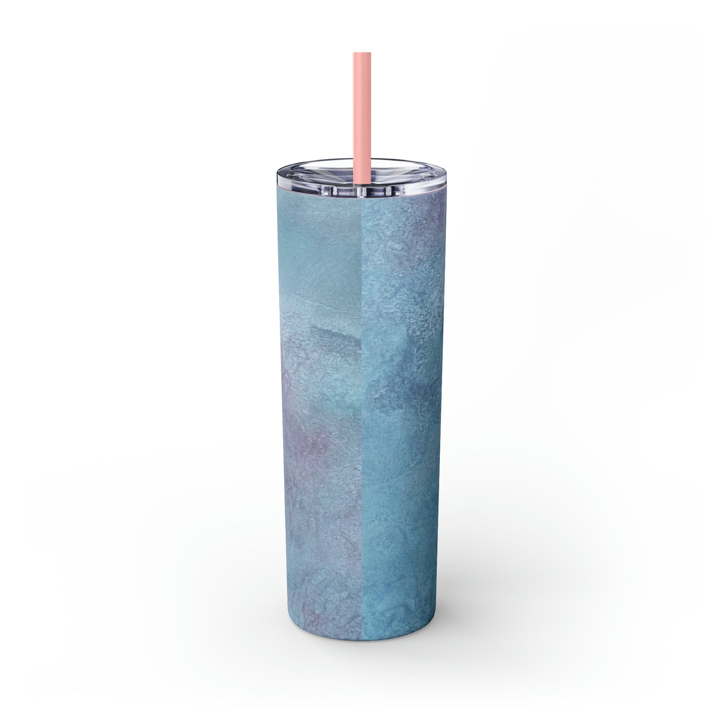 Feasting For Two Skinny Tumbler with Straw, 20oz