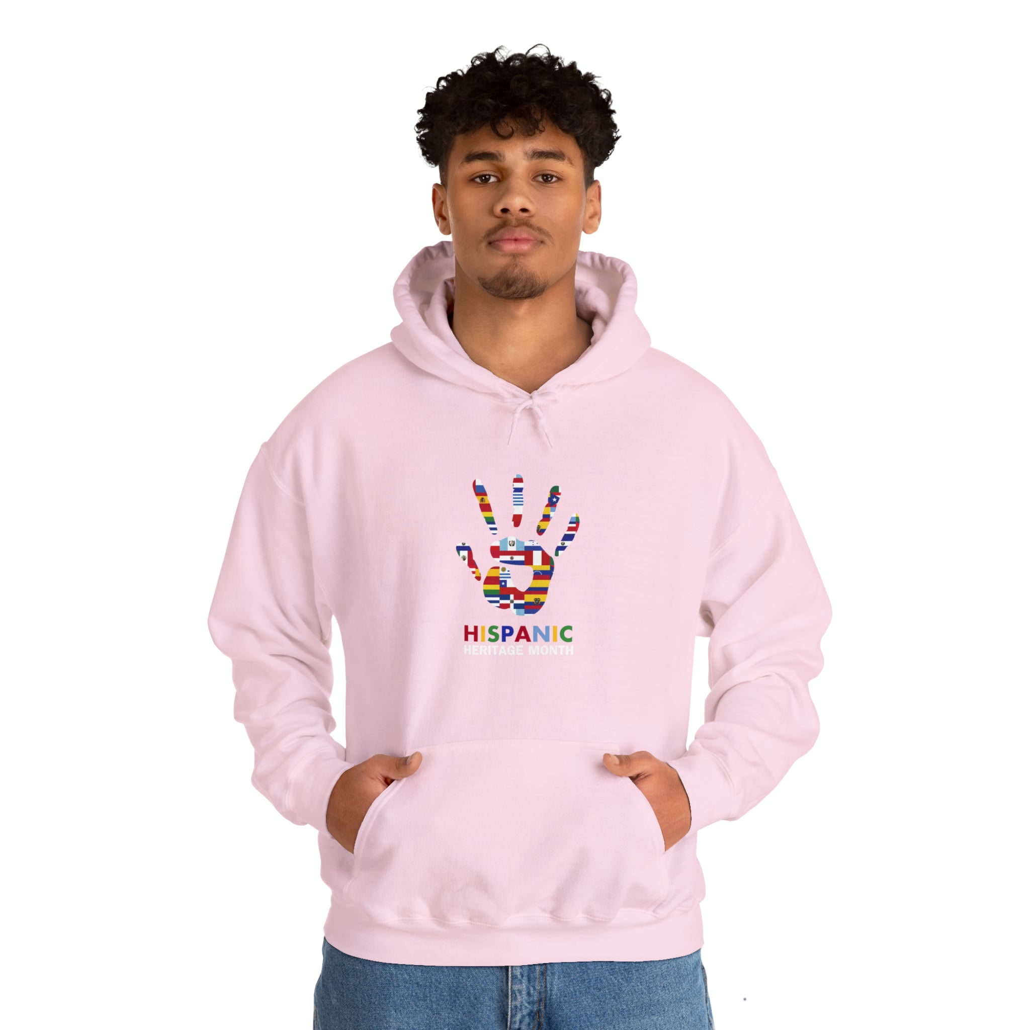 Flag Handprint - Hispanic Heritage Month Unisex Hoodie