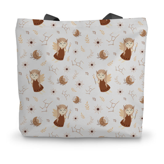 Virgo Pattern Canvas Tote Bag