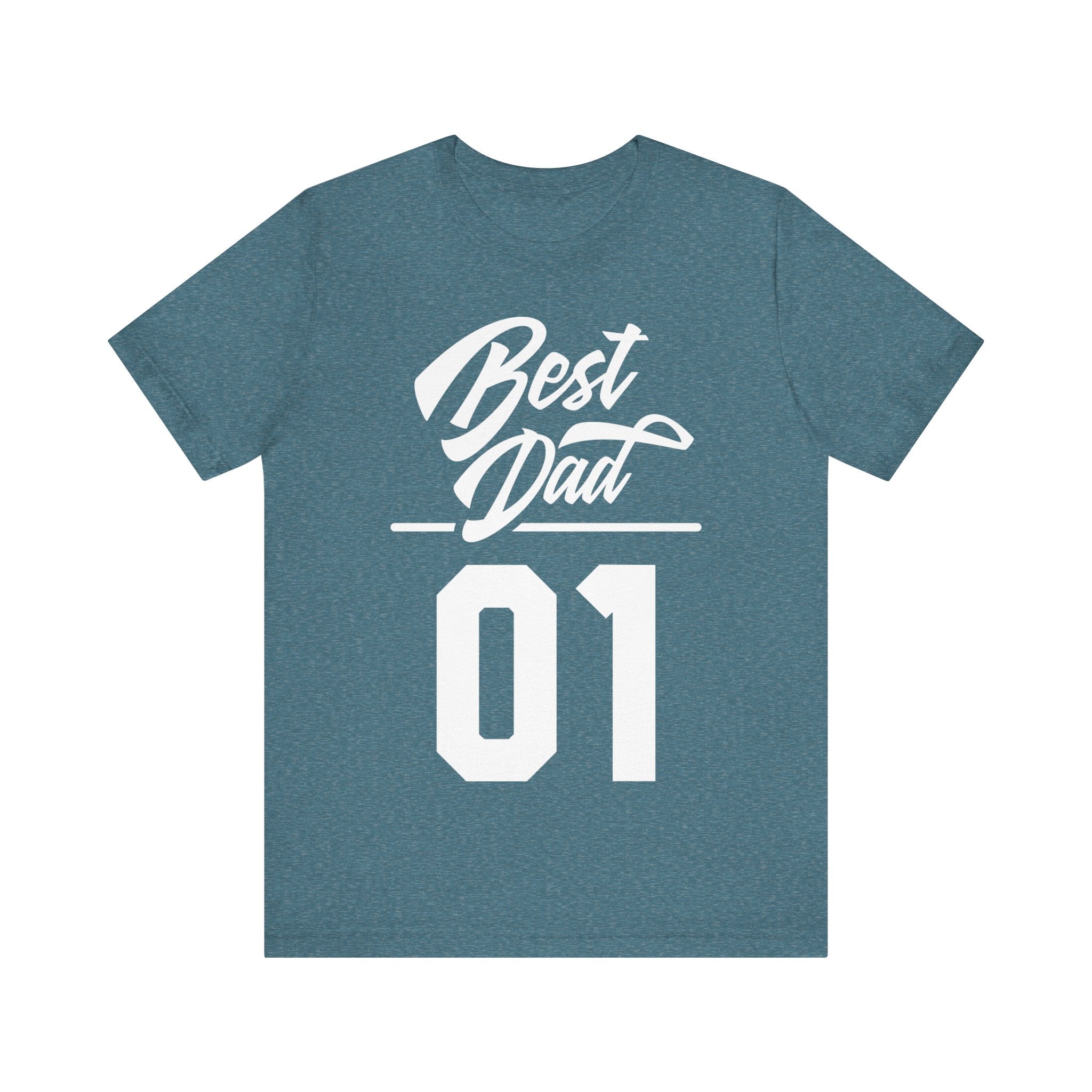 Best Dad 01, Best Dad Tee, Best Dad T-shirt, Gift for Dad, Son to Dad Gift, Unisex Jersey Short Sleeve Tee