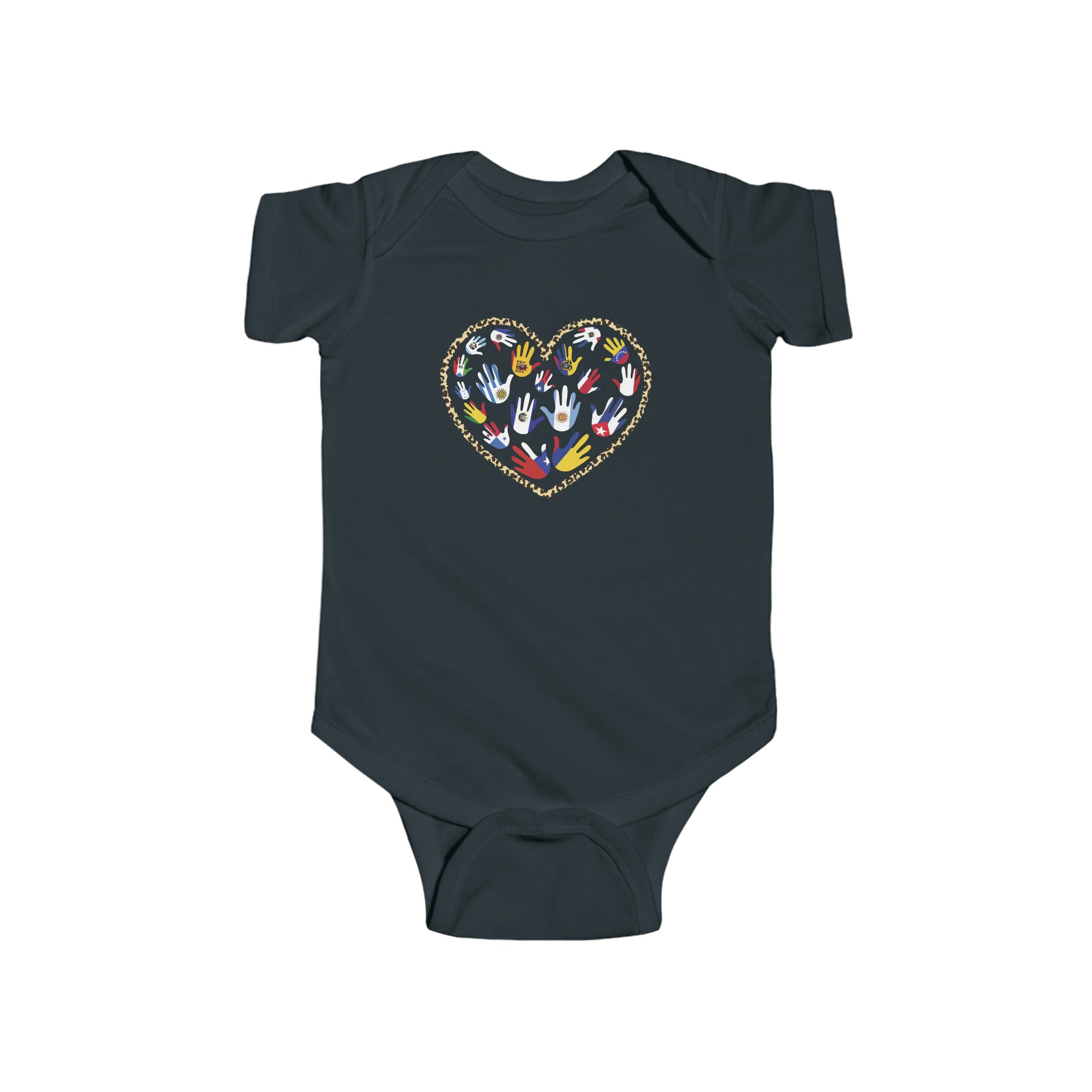 Hands in Heart - Hispanic Heritage Month Infant  Bodysuit
