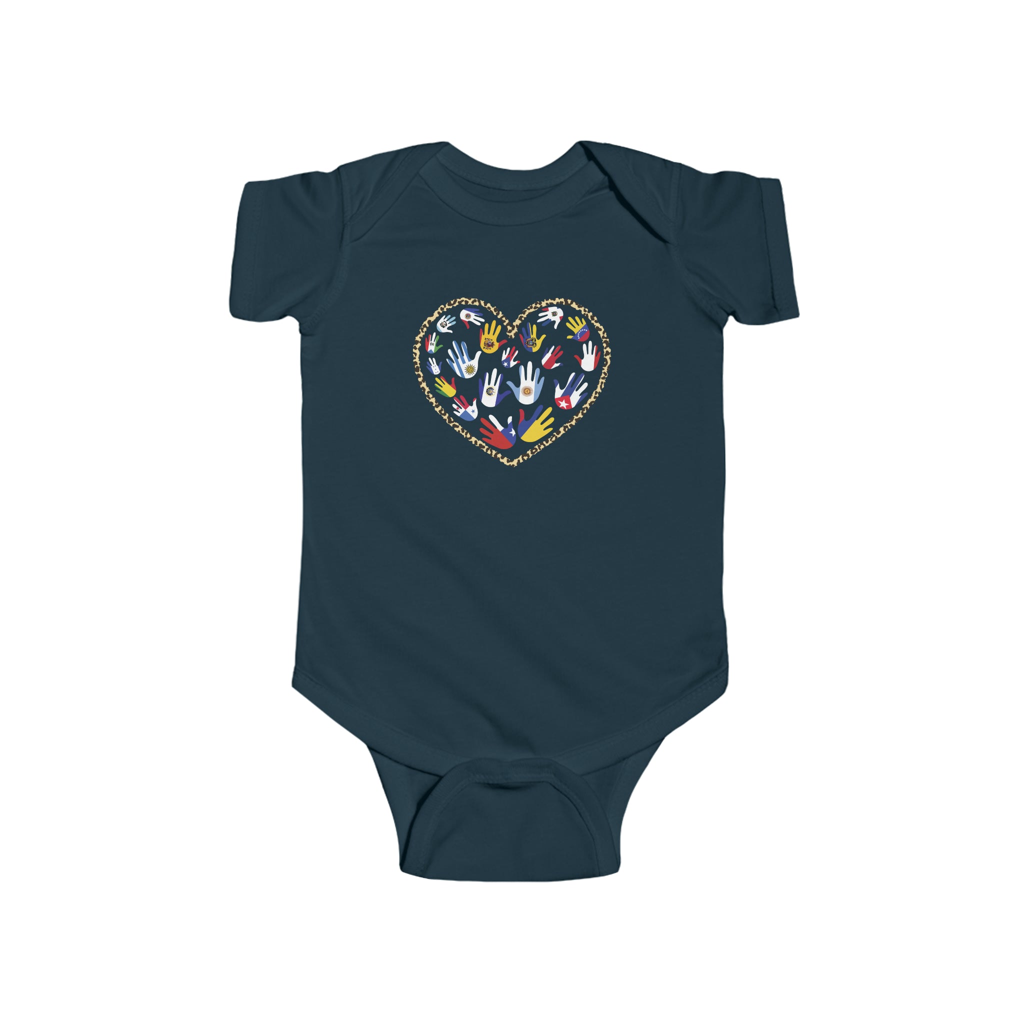 Hands in Heart - Hispanic Heritage Month Infant  Bodysuit