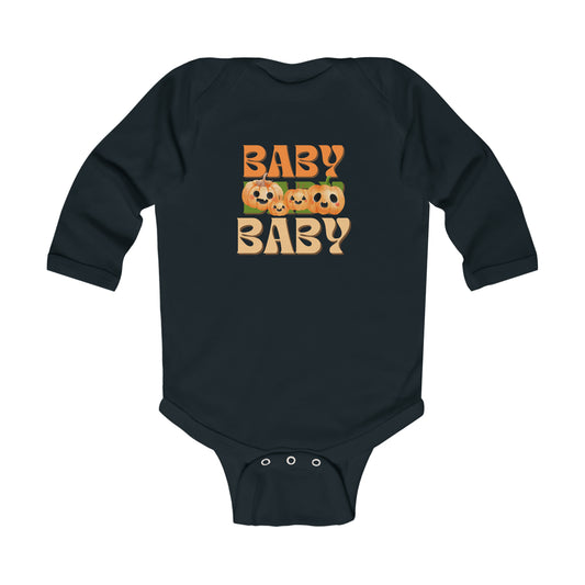 Baby Pumpkin Infant Long Sleeve Bodysuit