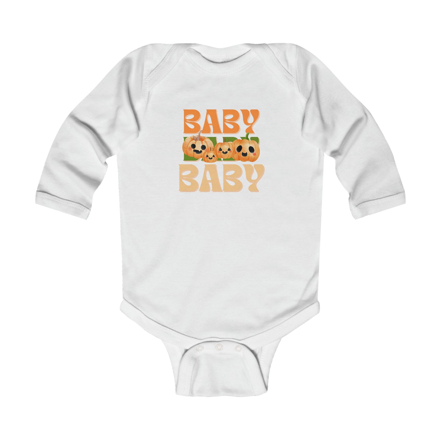 Baby Pumpkin Infant Long Sleeve Bodysuit