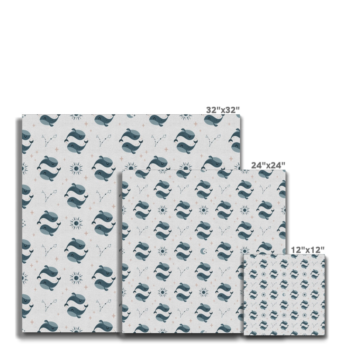 Pisces Pattern Canvas