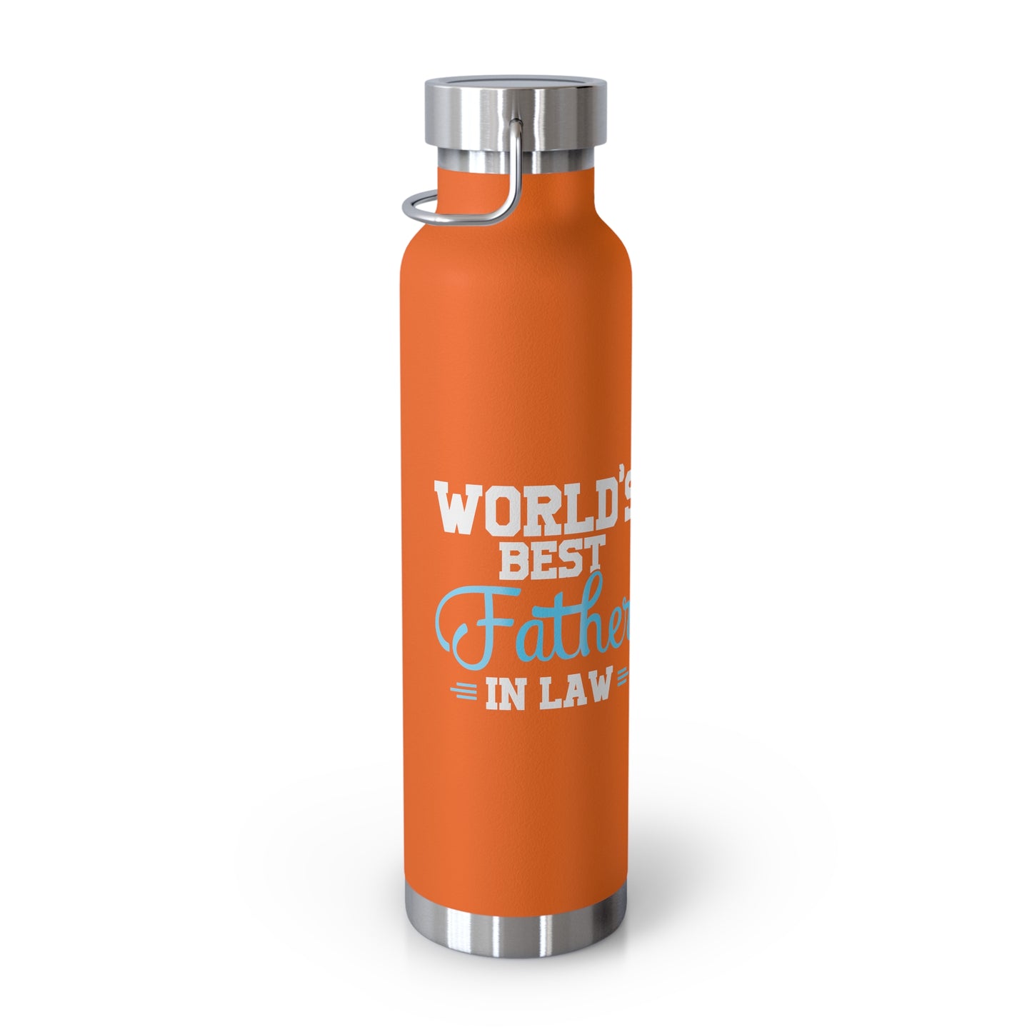 World's Best Father-In-Law Copper Vacuum Insulated Bottle, 22oz