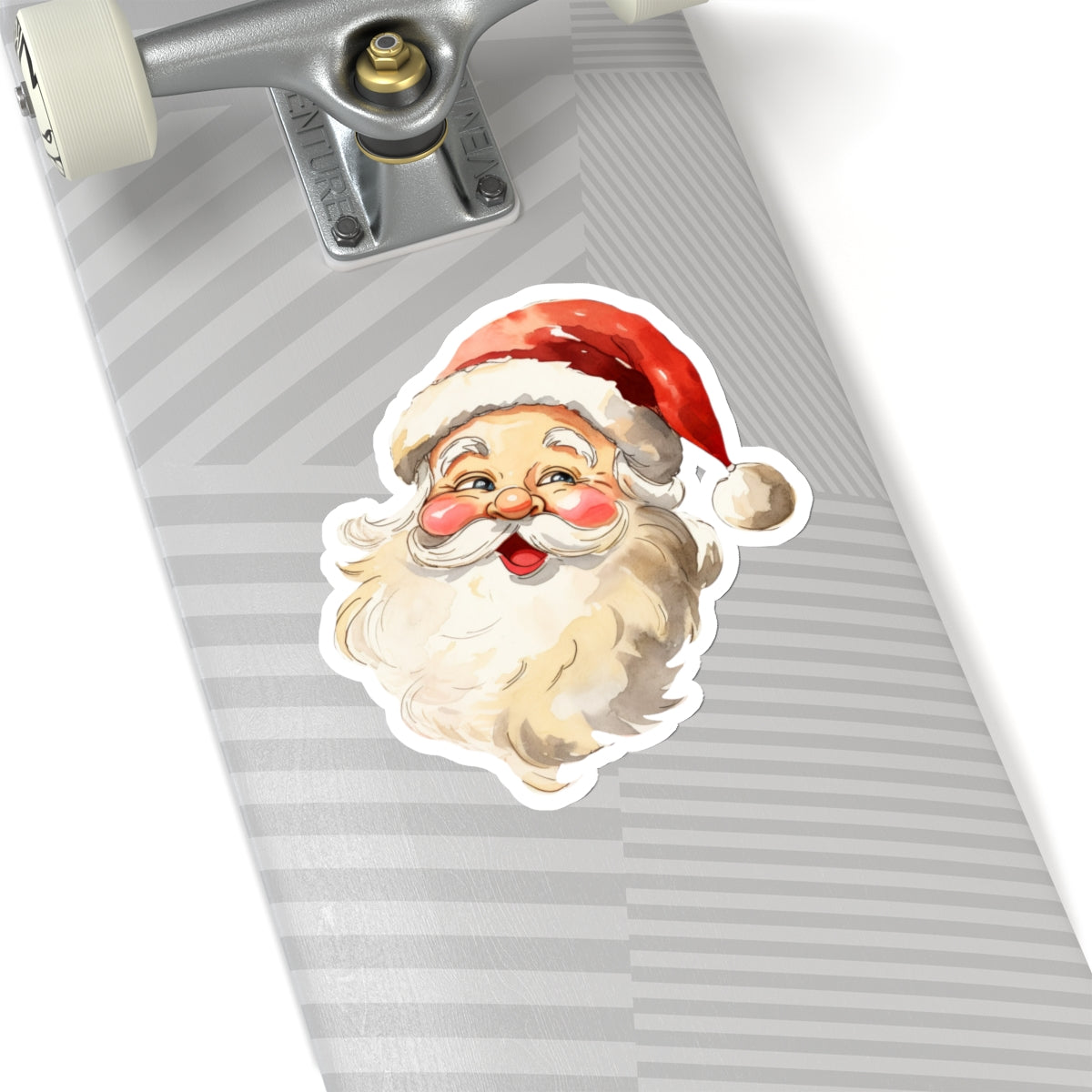 Santa Claus Sticker, Retro Christmas Santa Kiss-Cut Stickers