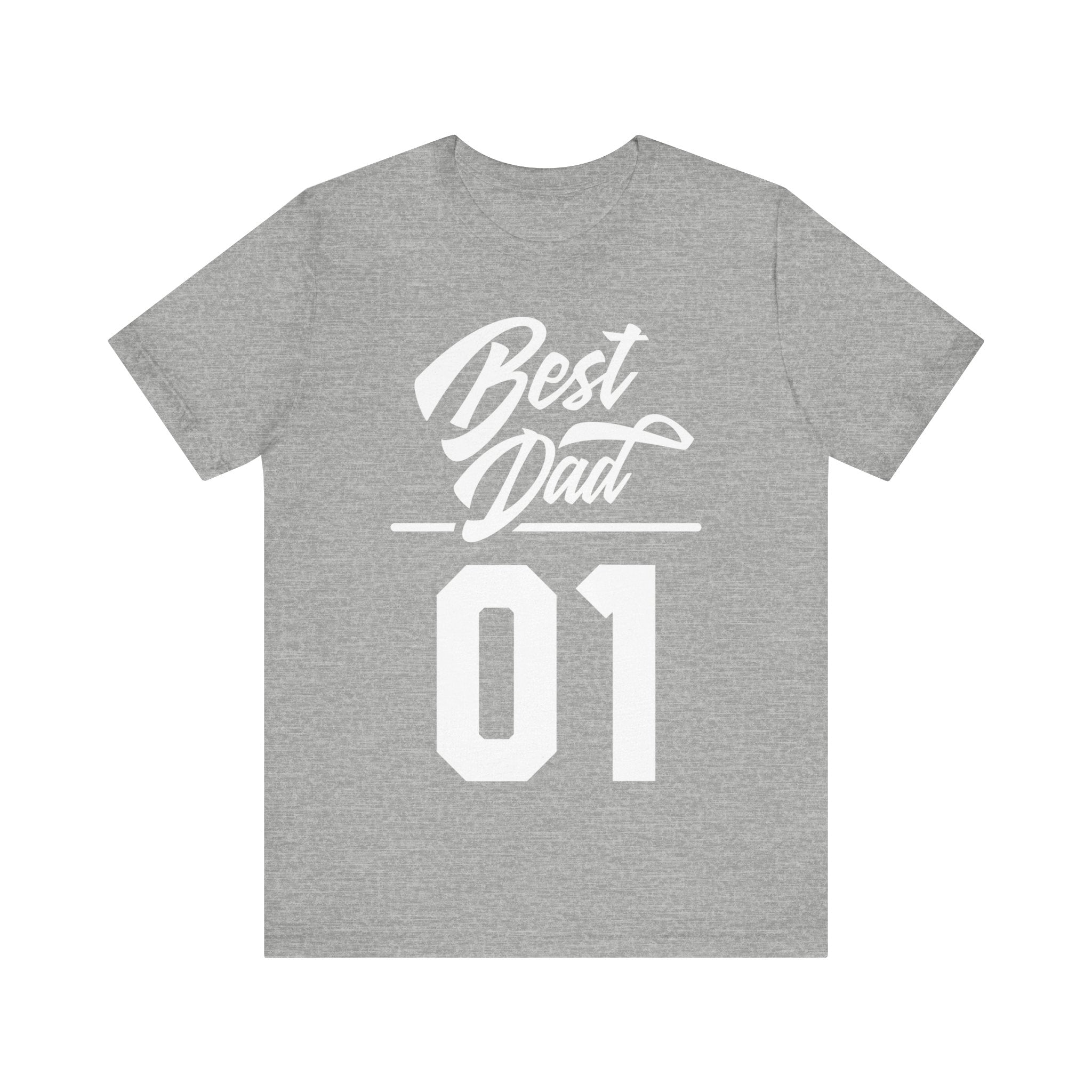 Best Dad 01, Best Dad Tee, Best Dad T-shirt, Gift for Dad, Son to Dad Gift, Unisex Jersey Short Sleeve Tee