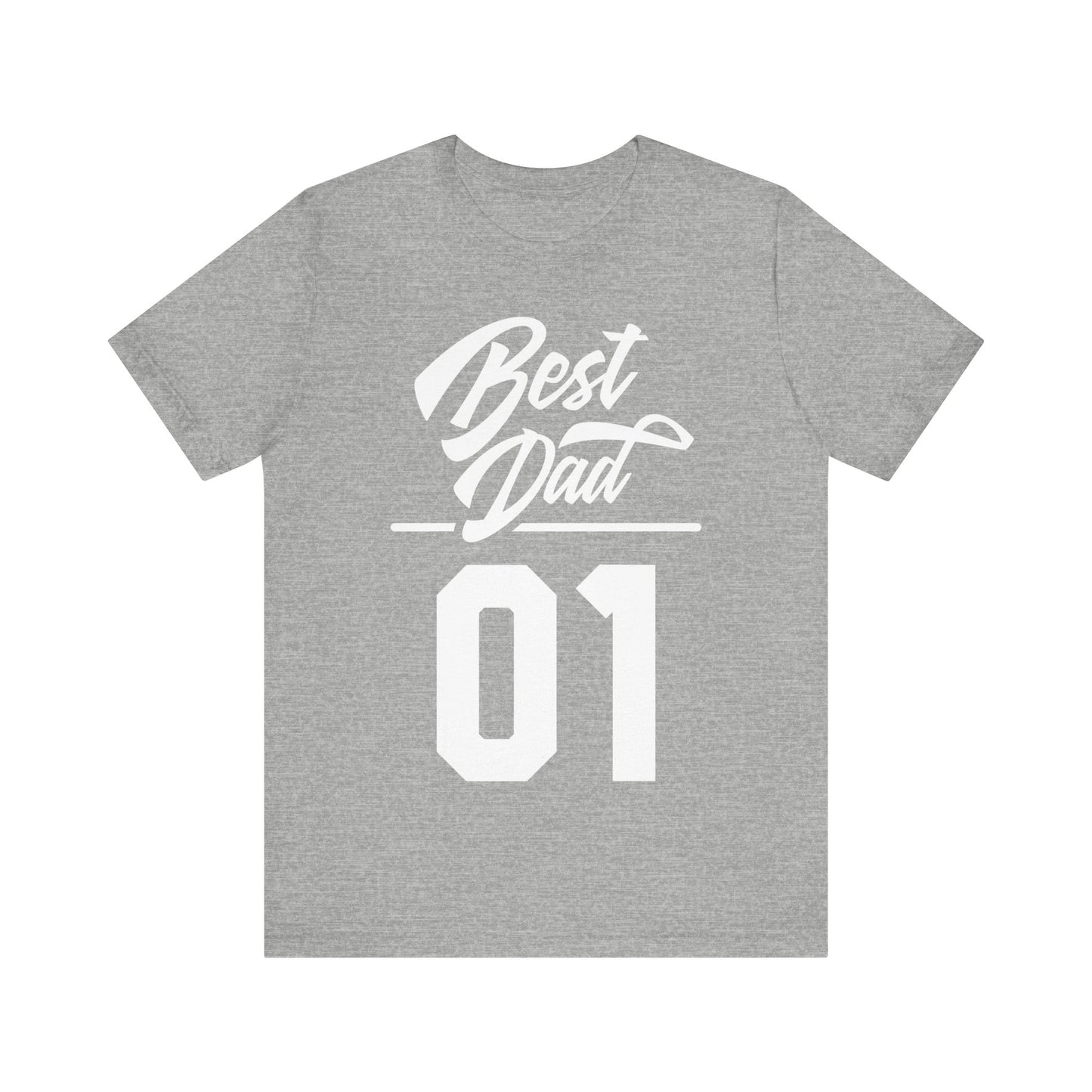 Best Dad 01, Best Dad Tee, Best Dad T-shirt, Gift for Dad, Son to Dad Gift, Unisex Jersey Short Sleeve Tee