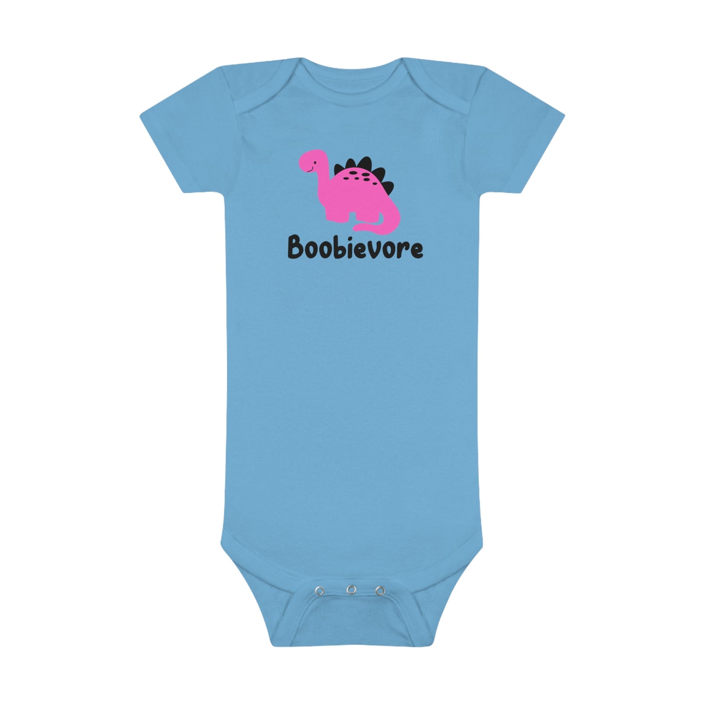 Boobievore Breast Cancer Awareness Onesie, Jumpsuit, Baby Short Sleeve Onesie®