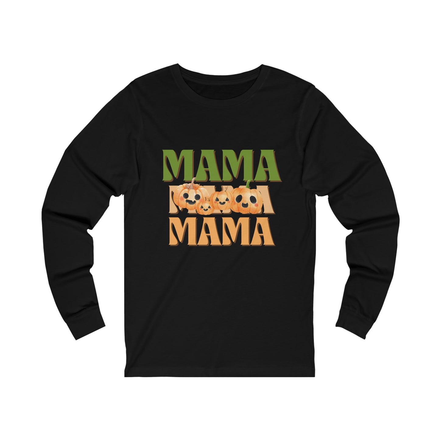 Mama Pumpkin Unisex Jersey Long Sleeve Tee