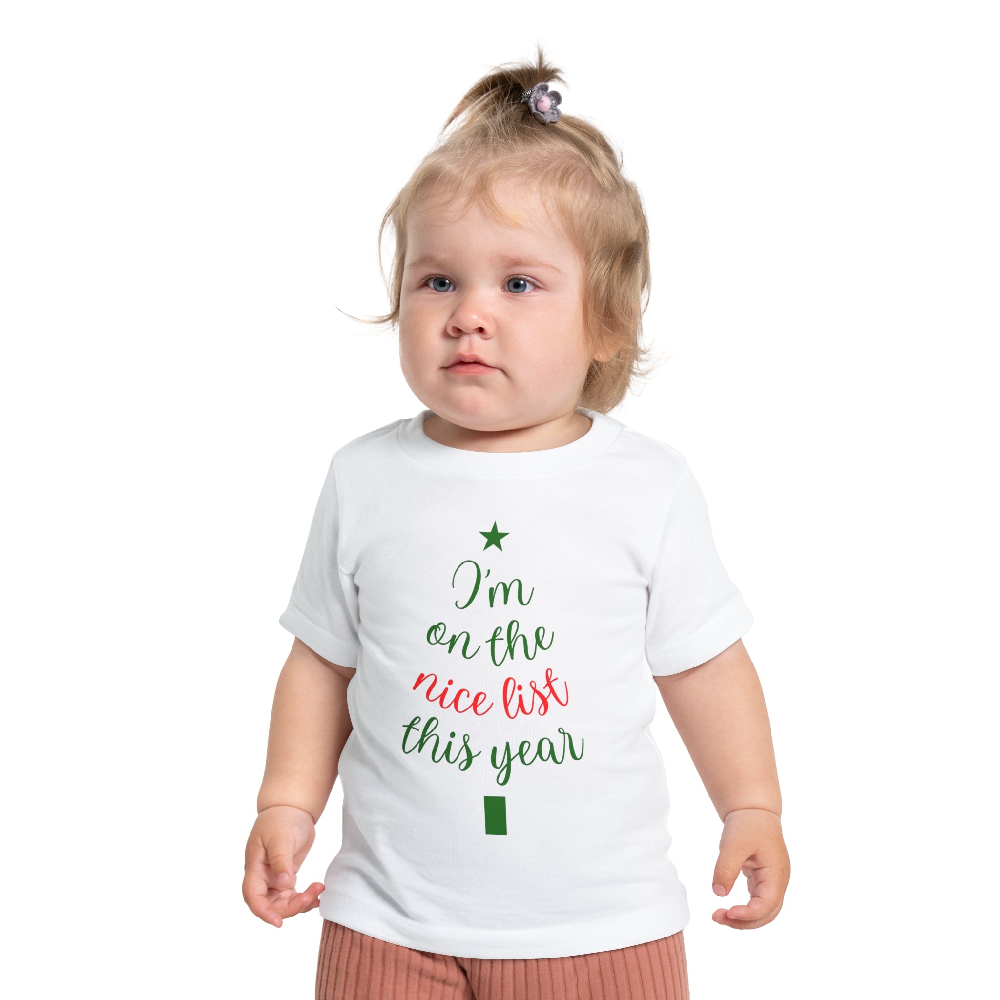 I'm On The Nice List This Year Baby Short Sleeve T-Shirt