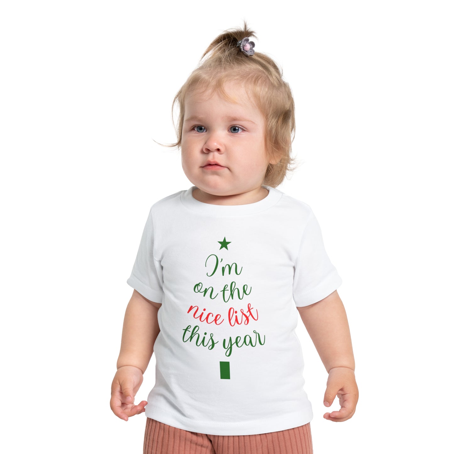 I'm On The Nice List This Year Baby Short Sleeve T-Shirt