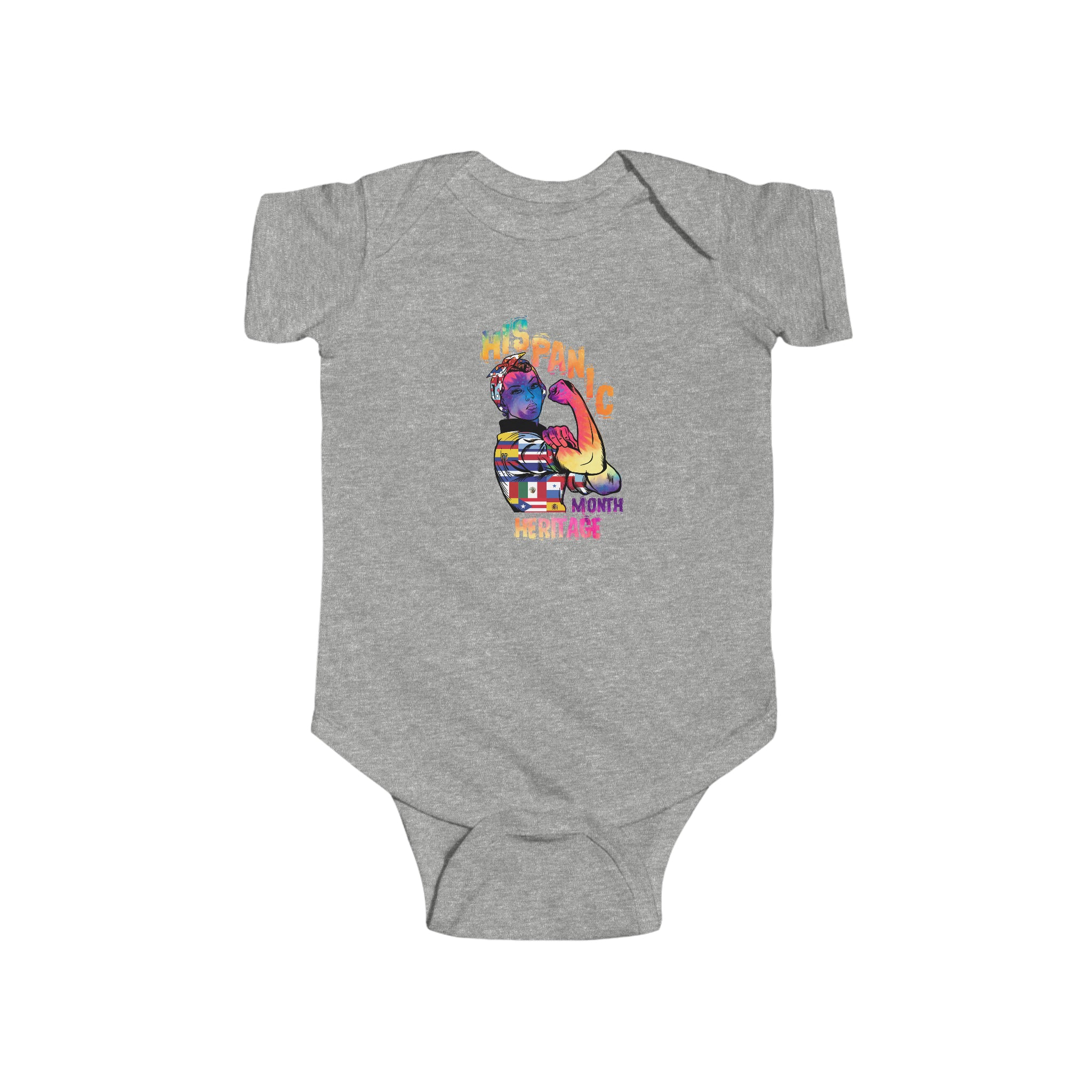 Strong Hispanic Woman - Hispanic Heritage Month Infant  Bodysuit