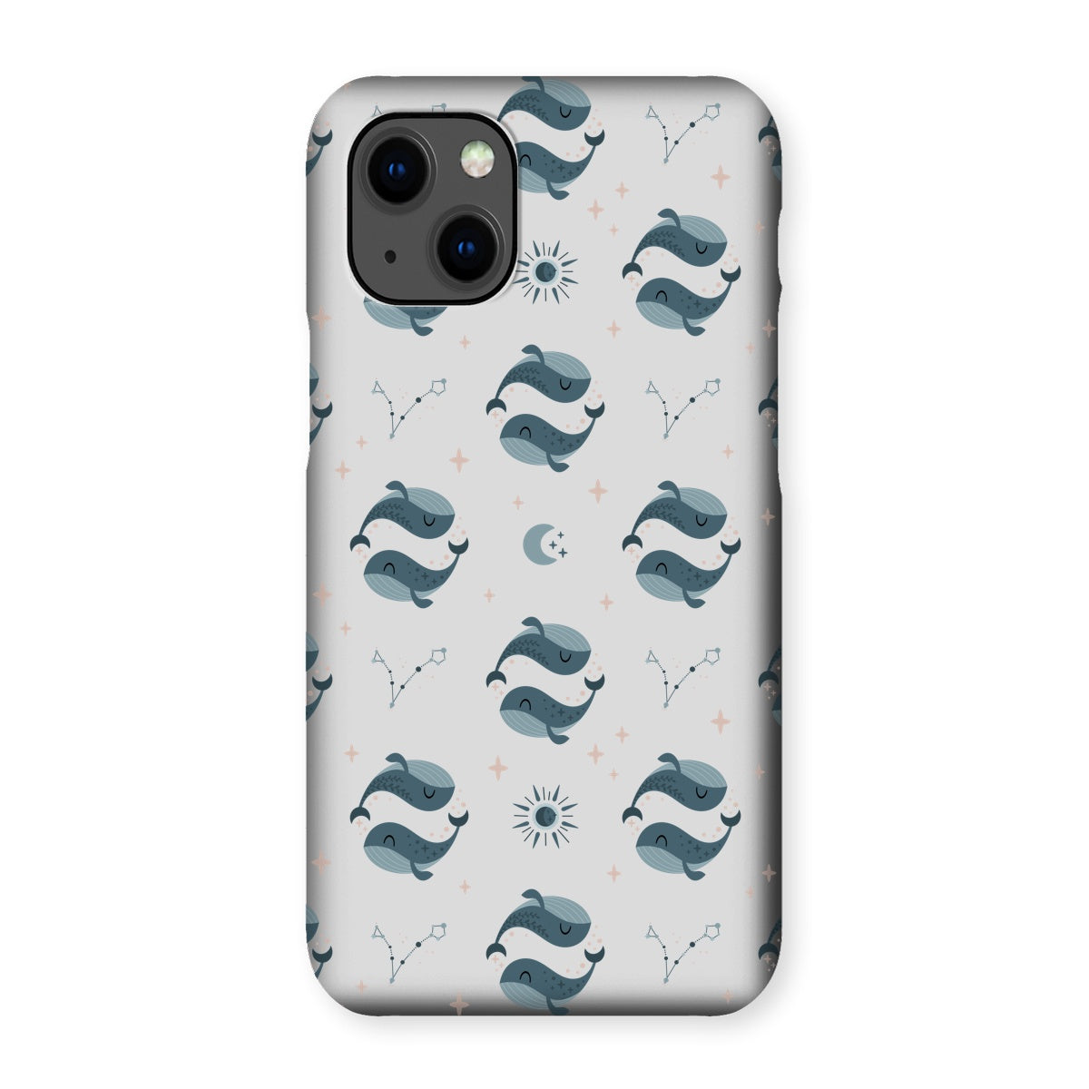 Pisces Pattern Snap Phone Case