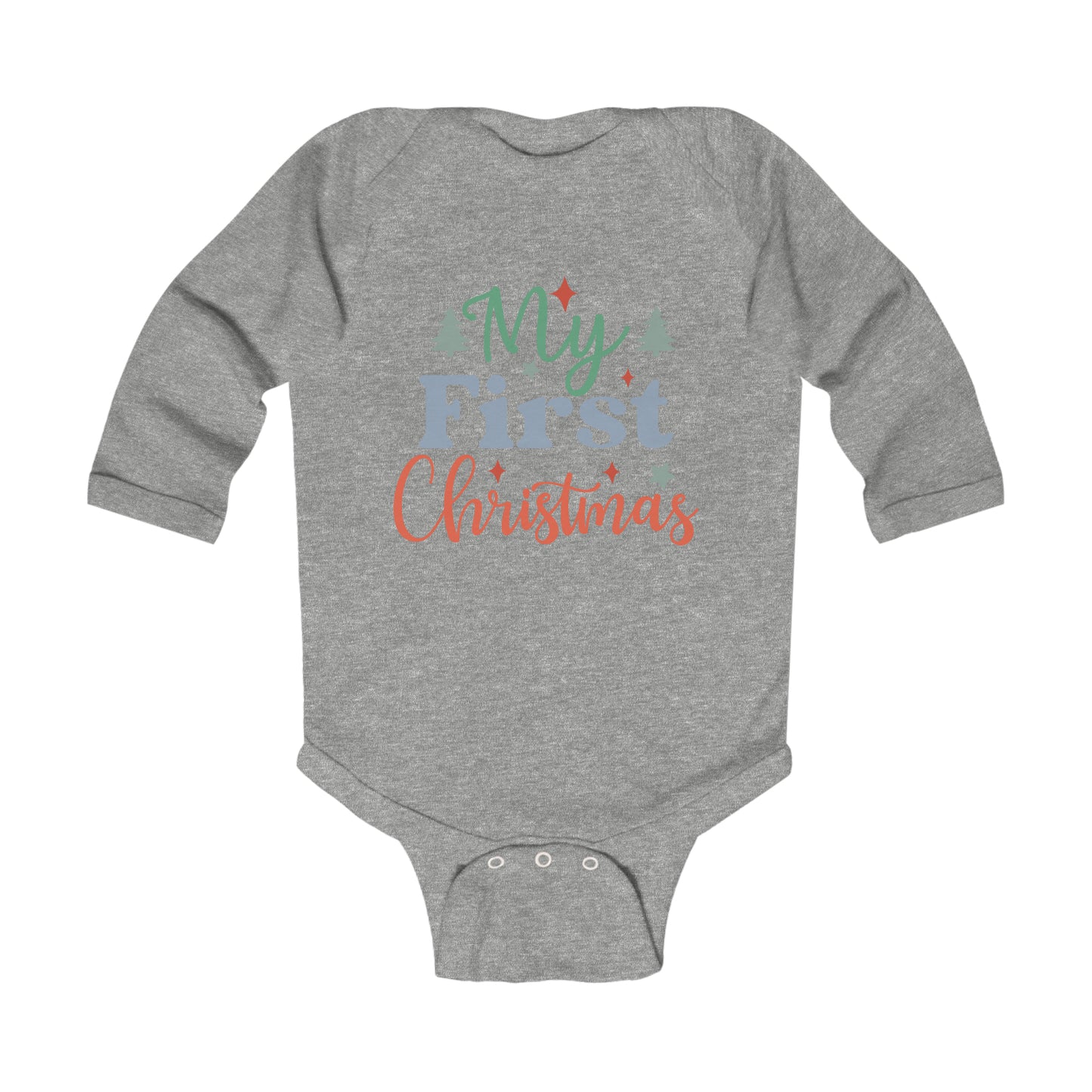 My First Christmas Infant Long Sleeve Bodysuit