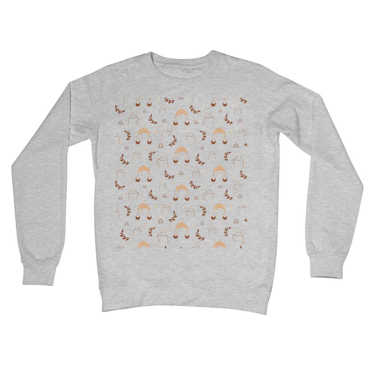 Libra Pattern Crew Neck Sweatshirt