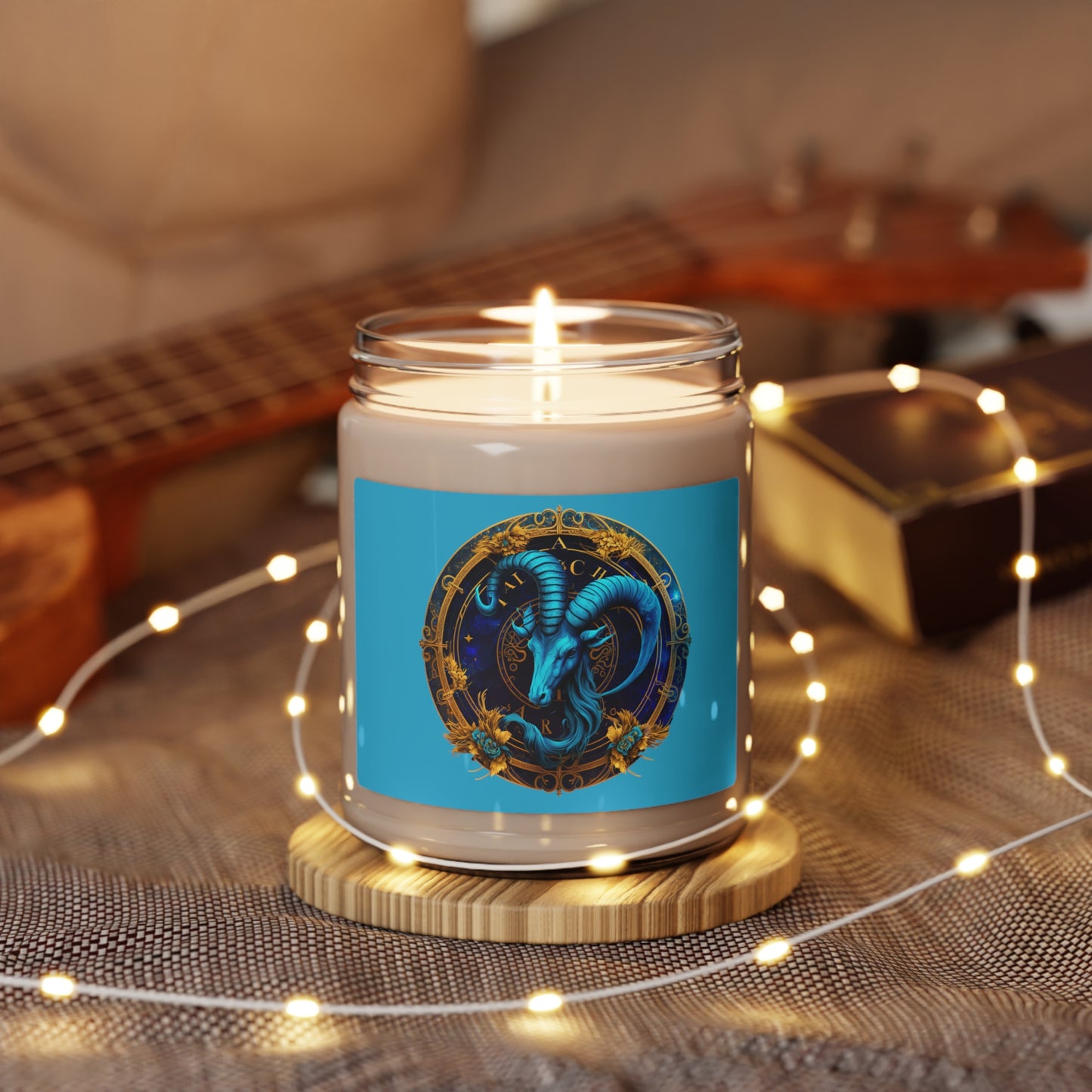 Capricorn Star Sign Soy Candle Zodiac Customized Candle Gift For Birthday