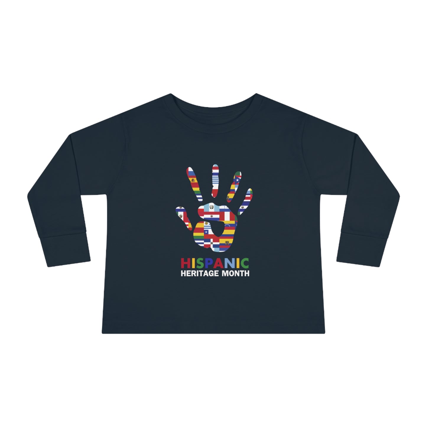 Hispanic Heritage Month Toddler Long Sleeve Tee