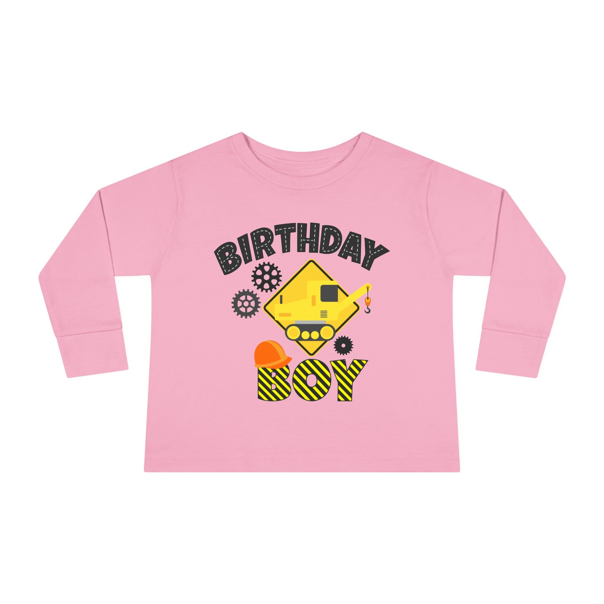 Crane Birthday Boy, Birthday Boy T-shirt, Birthday Tee, Boy's Birthday Tee,  Birthday Boy Tee, Toddler Long Sleeve Tee