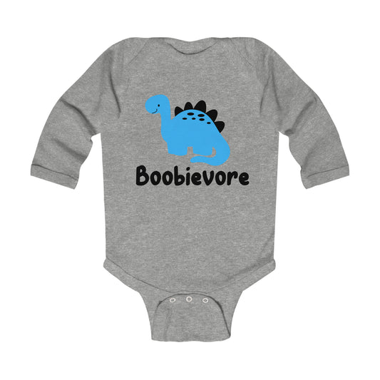 Boobievore Bodysuit, Onesie, Infant Long Sleeve Bodysuit