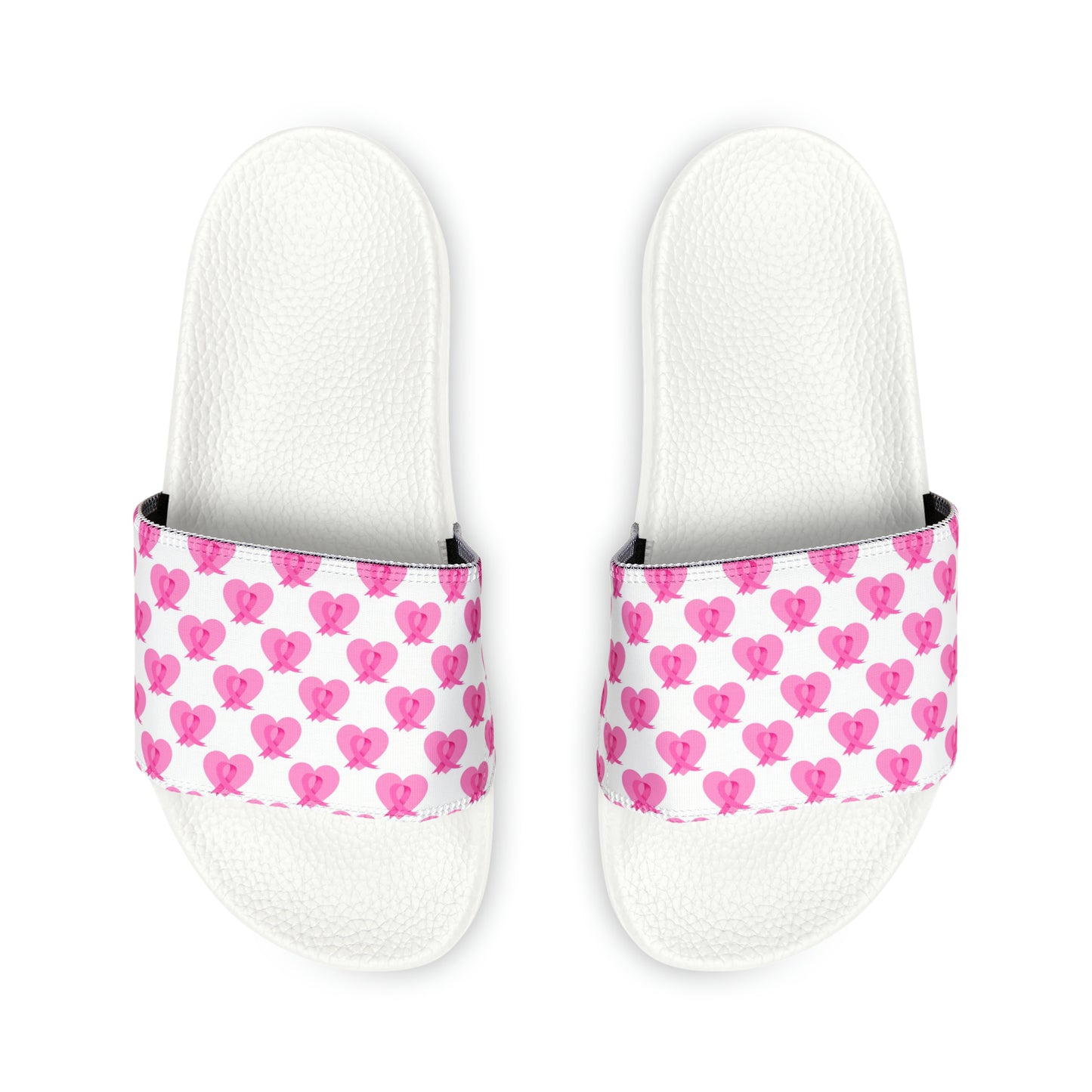 Breast Cancer Women's PU Slide Sandals