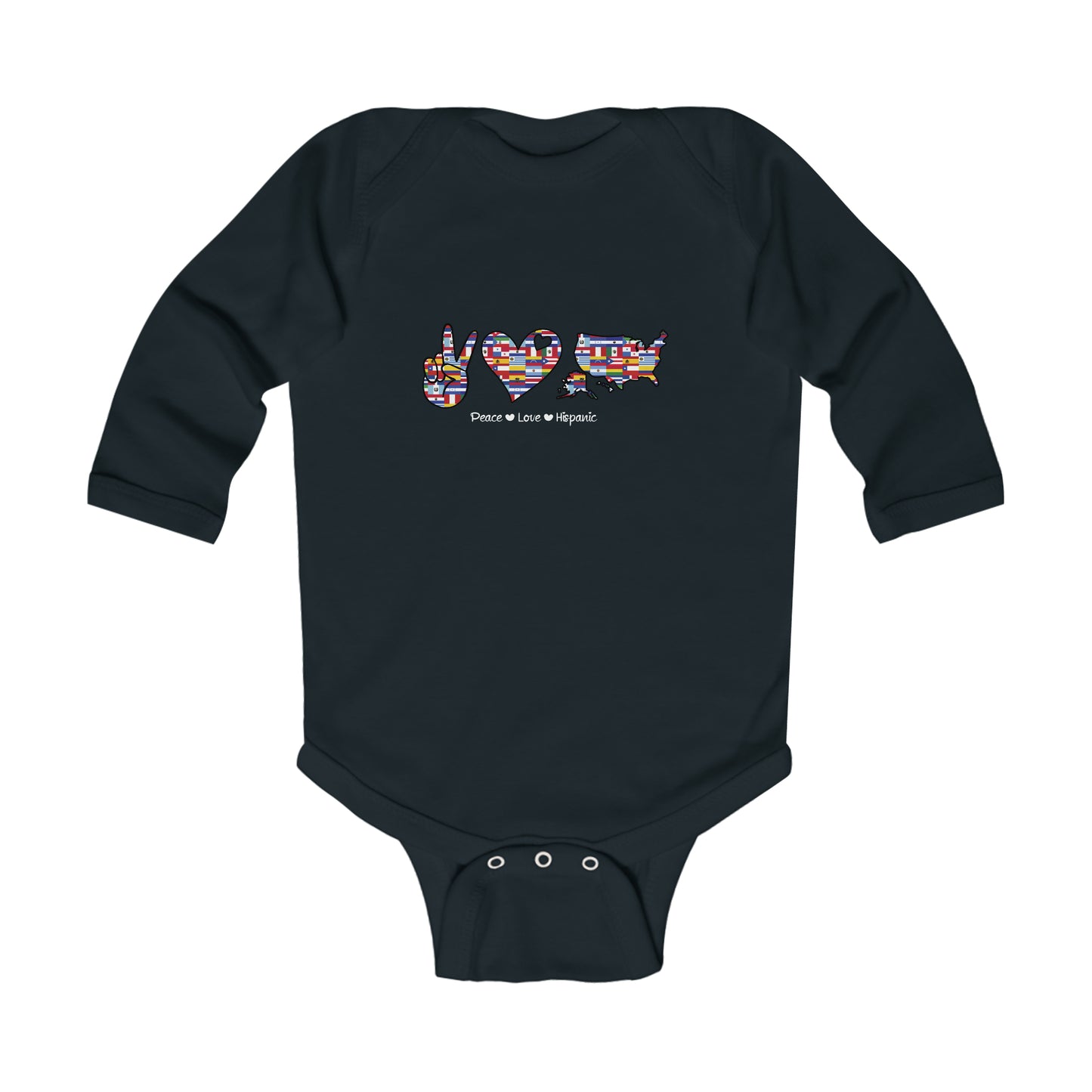 Hispanic Heritage Month Infant Long Sleeve Bodysuit