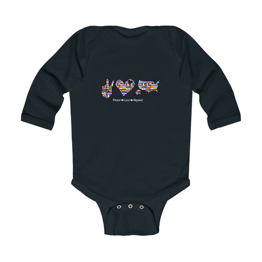 Hispanic Heritage Month Infant Long Sleeve Bodysuit