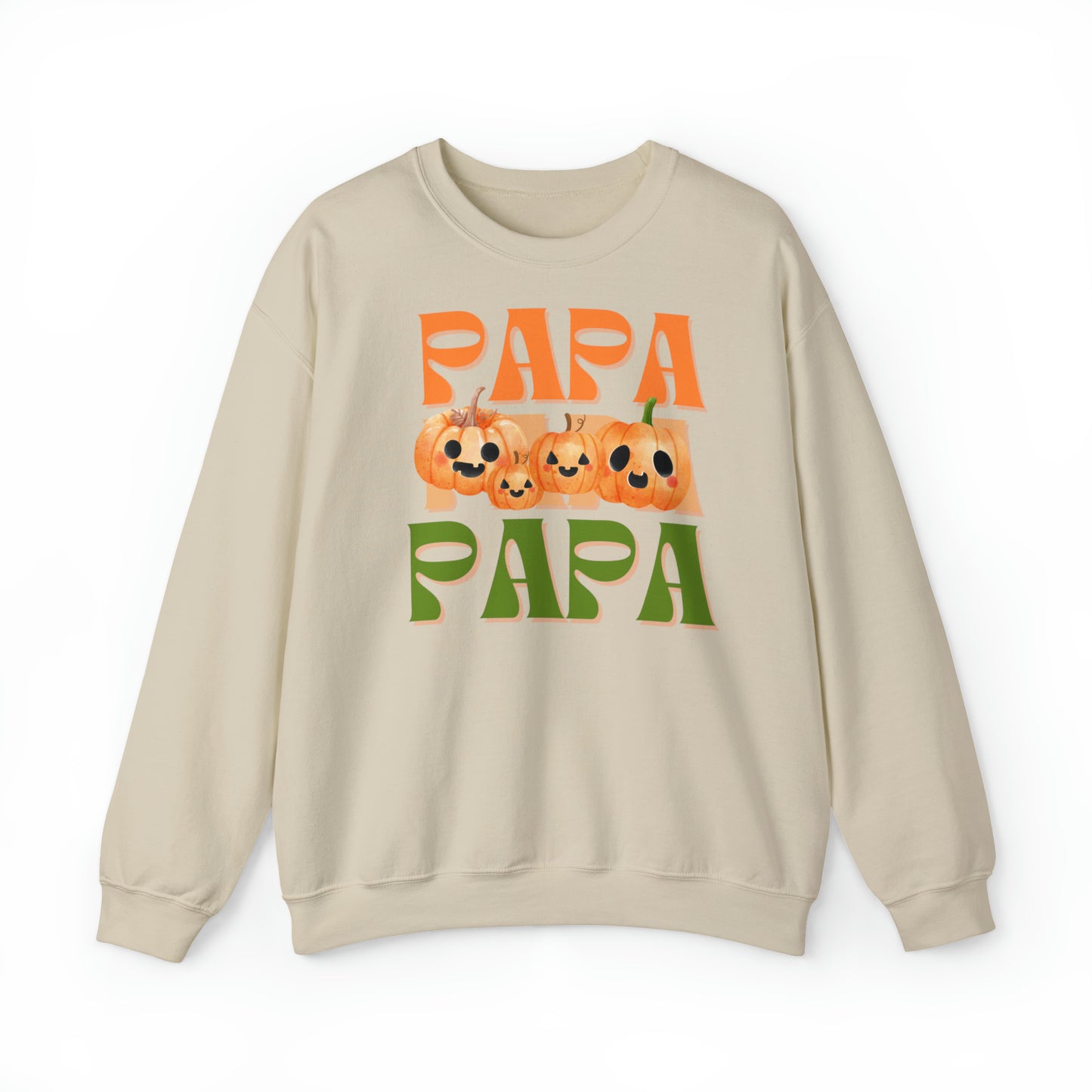 Papa Pumpkin Unisex Heavy Blend™ Crewneck Sweatshirt