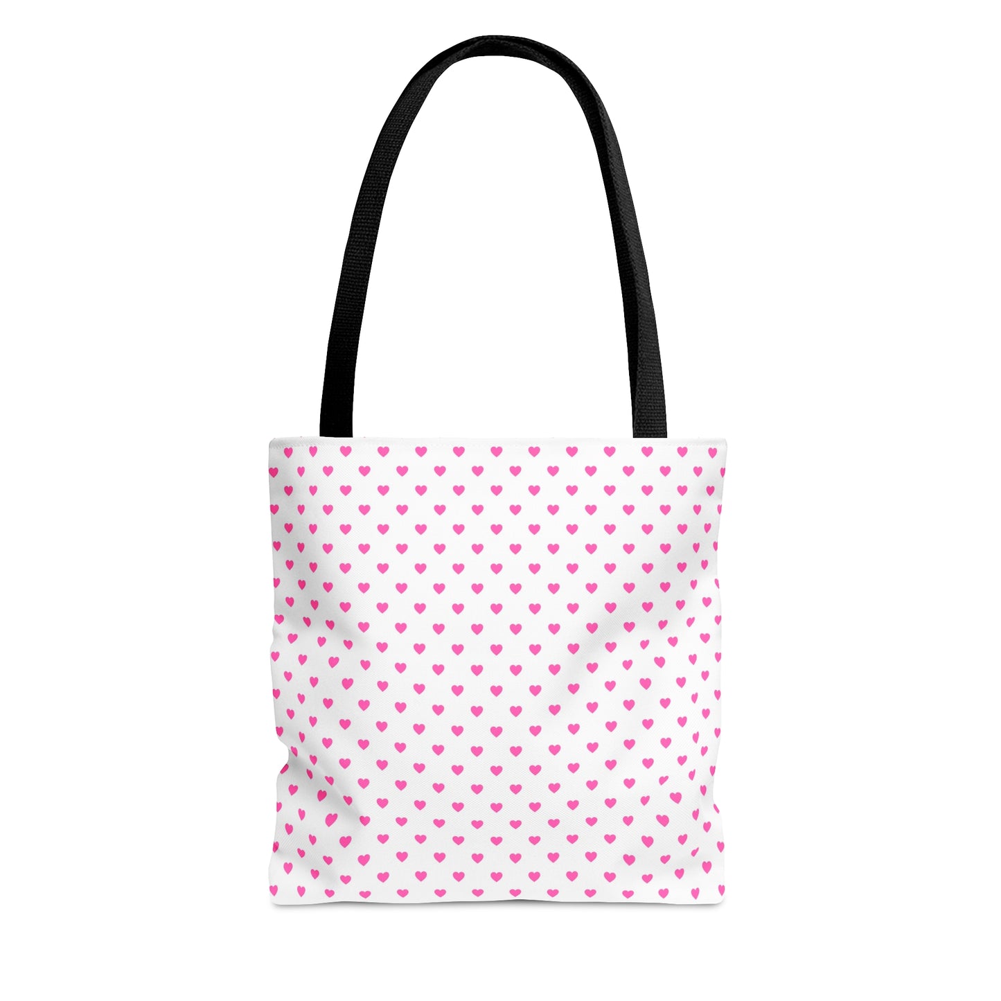 Pink Hearts Breast Cancer Awareness Tote Bag