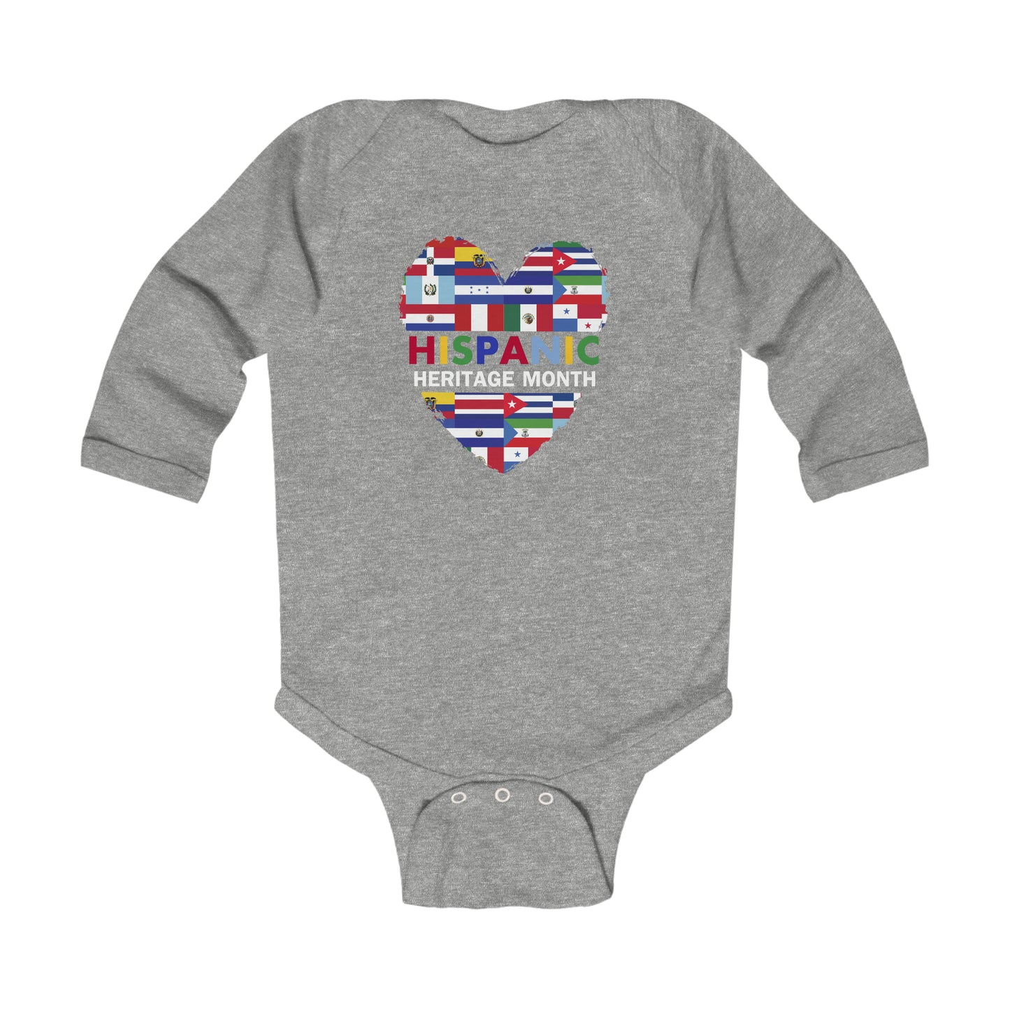 Hispanic Heritage Month Infant Long Sleeve Bodysuit