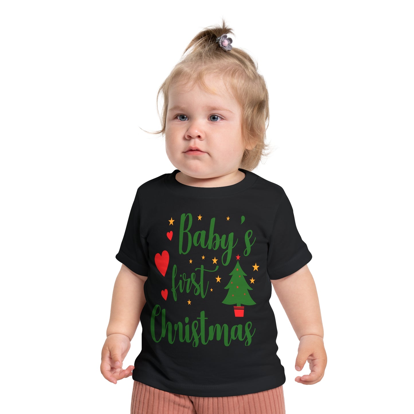 Baby's First Christmas Baby Short Sleeve T-Shirt