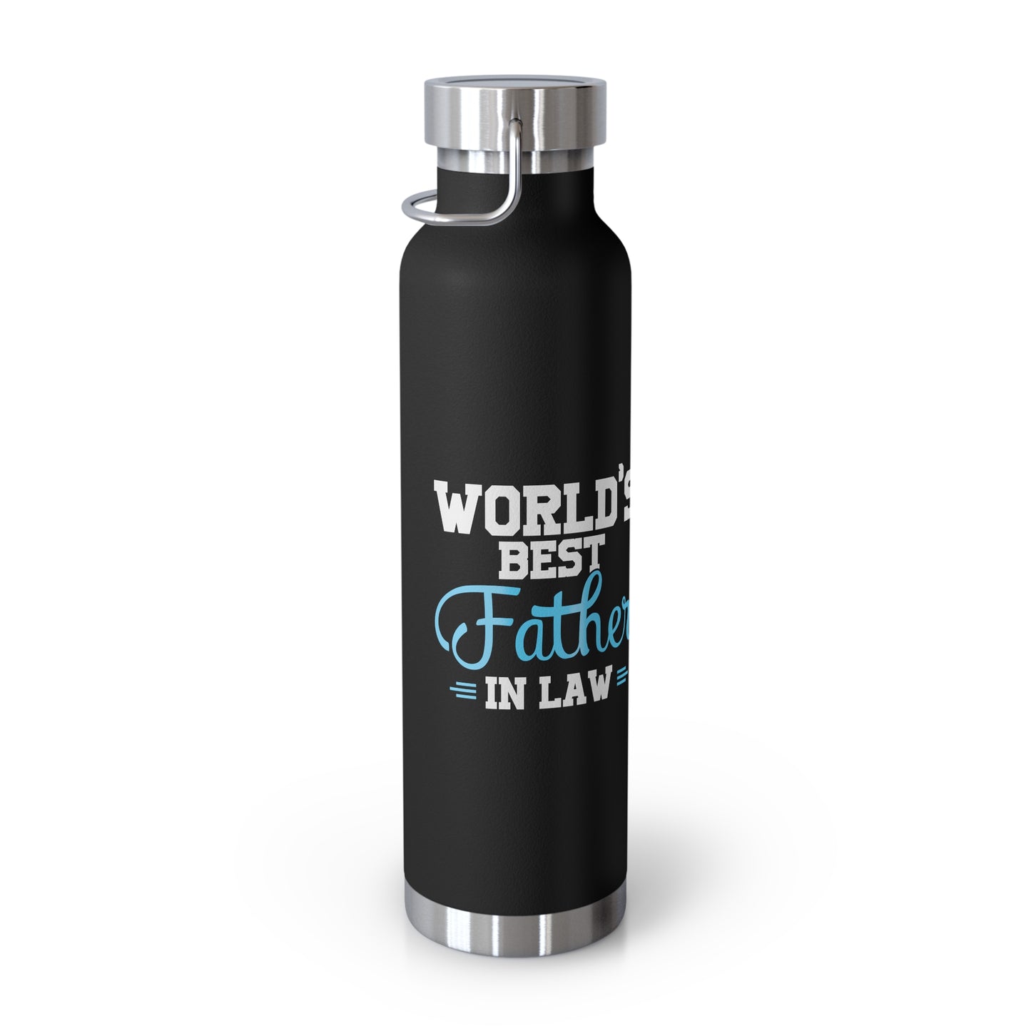 World's Best Father-In-Law Copper Vacuum Insulated Bottle, 22oz