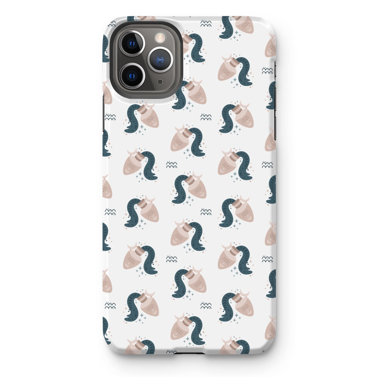 Aquarius Pattern Tough Phone Case